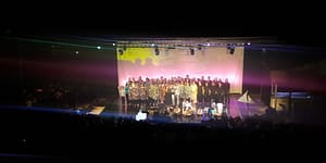 éclairage LED et traditionnel spectacle chorale